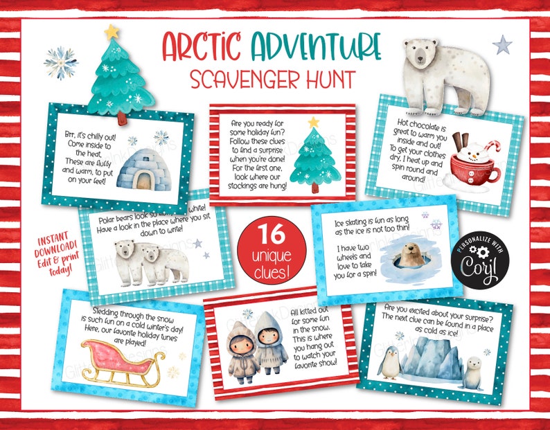 Alaska Cruise Surprise Trip Reveal Scavenger Hunt & Boarding Pass ...