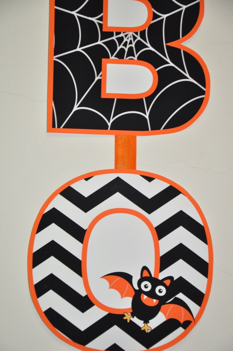 Halloween party Boo banner / Halloween printable party decorations / printable Halloween banner / Halloween decorations / Halloween decor image 7