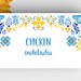 Mexican Fiesta Party Printables Food Tent Cards / Mexican Tile - Etsy
