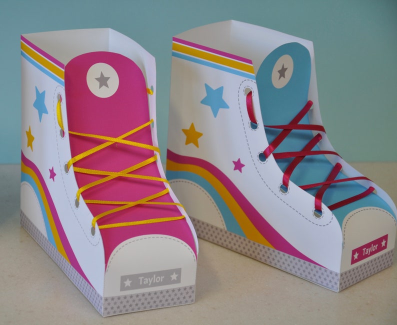 Roller Skating Favor Boxes / Roller Skate Party Favors Hot Etsy