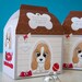 Puppy Dog Birthday Party Printable Dog House Favor Box TWO Designs ...