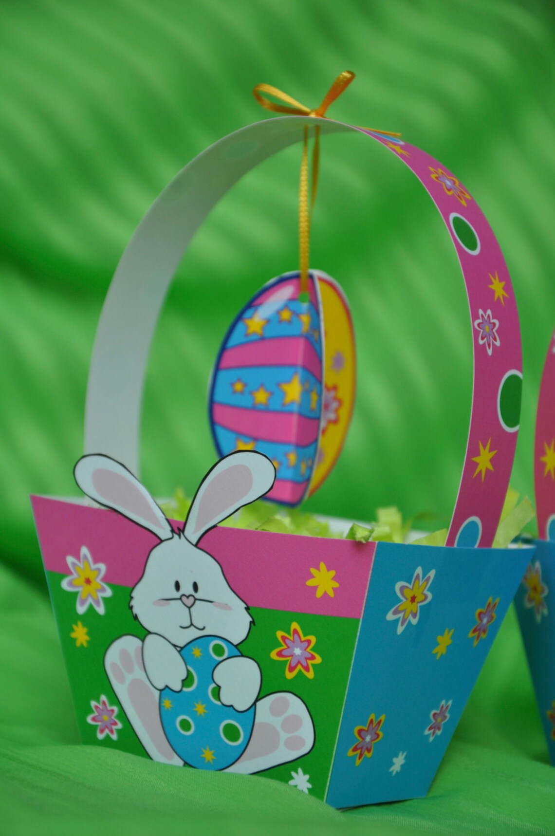 Mini Easter Basket / Easter Egg Hunt Easter Chick and Easter Etsy