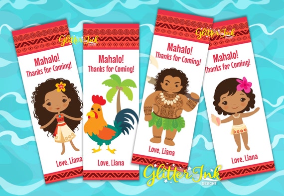 Moana Party Bookmark Favors Moana Birthday Thank You Cards Etsy Moana Party Bookmark Favors Moana Birthday Thank You Cards Etsy