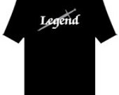 MENS FAIRWEAR Eco Friendly T-shirt - Men's organic cotton T SHIRT with Legend motif by Nice Visuals, Vegan friendly, Nice Gift