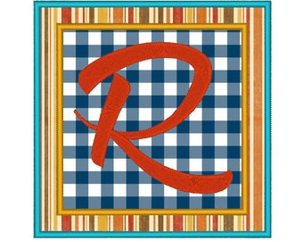 Double Square frame font border. INSTANT DOWNLOAD Machine Embroidery Design Digitized File