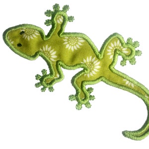 Lizard Gecko Reptile Applique. INSTANT DOWNLOAD Machine Embroidery Design Digitized File