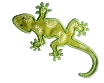 Lizard Gecko Reptile Applique. INSTANT DOWNLOAD Machine Embroidery Design Digitized File