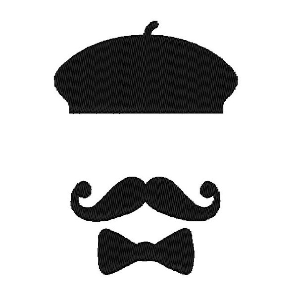 Mustache and Bow Tie - Etsy