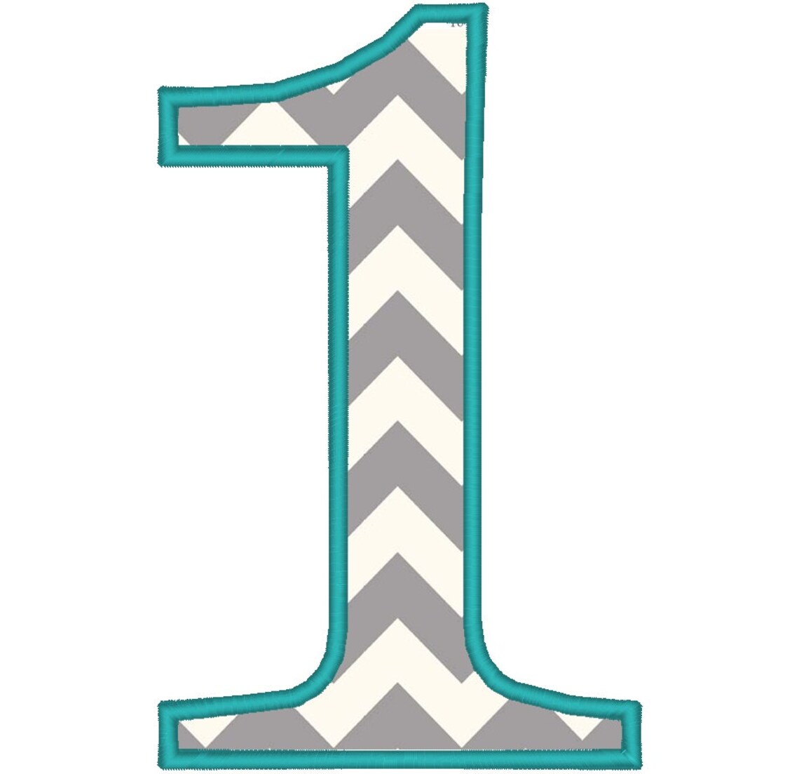 Number One 1 Applique in 8 Sizes. INSTANT DOWNLOAD. Machine - Etsy