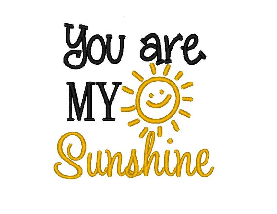 Daddy/'s Sunshine Machine Embroidery Design