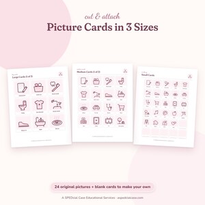 First Then Board Printable, Picture Cards in 3 Sizes, First Then Next, Editable Visual Schedule, Toddler Routine, Autism Visual Aid image 3