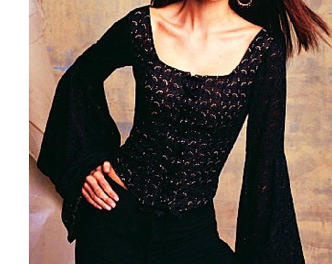 Vogue Pattern 7733 Close Fitting Gothic Corset Top Sz 610 Etsy