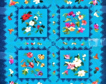 Sewing Patterns Color-Palette Applique Quilt Pattern by Sheila Wintle "The Seasons in Bloom" Very Very RARE