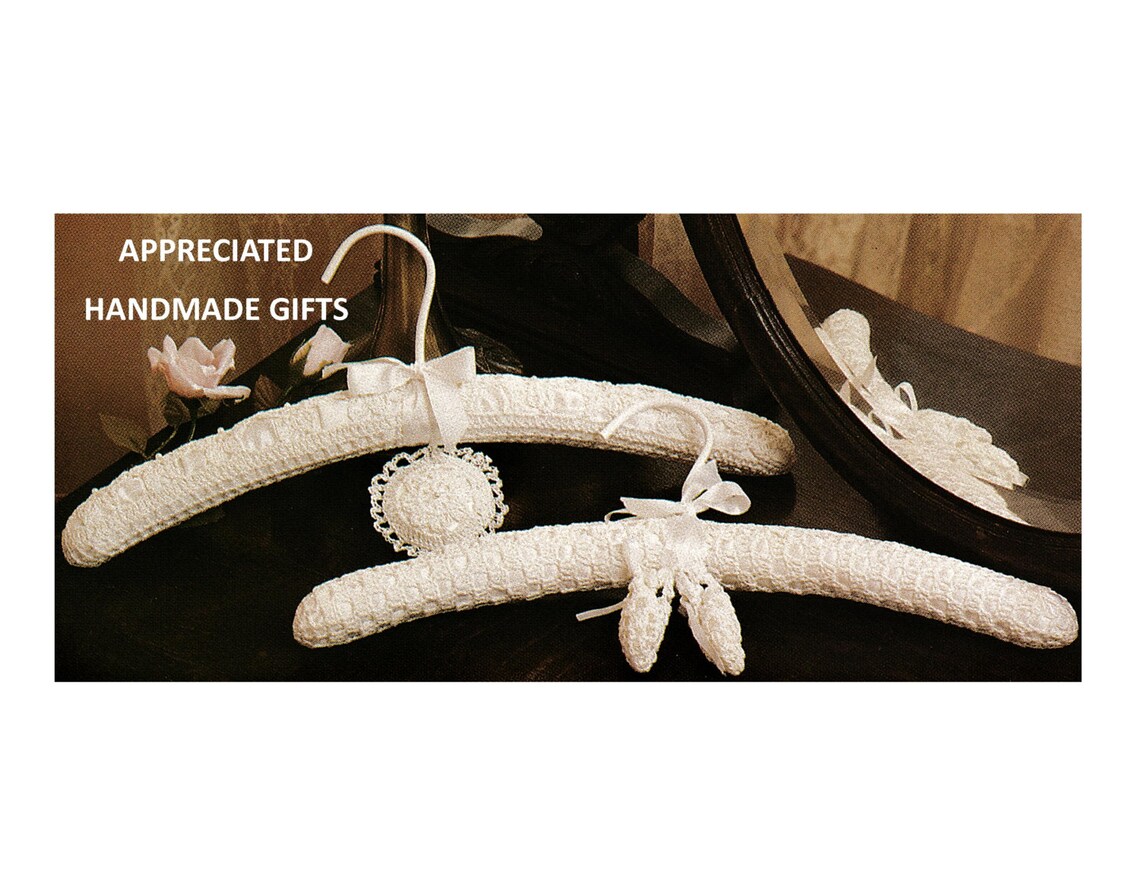 Digital Download Crochet Sachet Clothes Hangers Pattern Vintage Closet