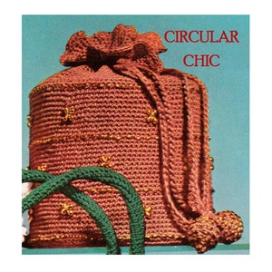 Digital Download Crochet 40&#39;s Crochet Beaded Handbag Pattern - Old Vintage Crocheted Purse PDF Pattern Crochet Supplies