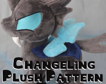 Changeling My Little Pony Plush Pattern and Tutorial Pack