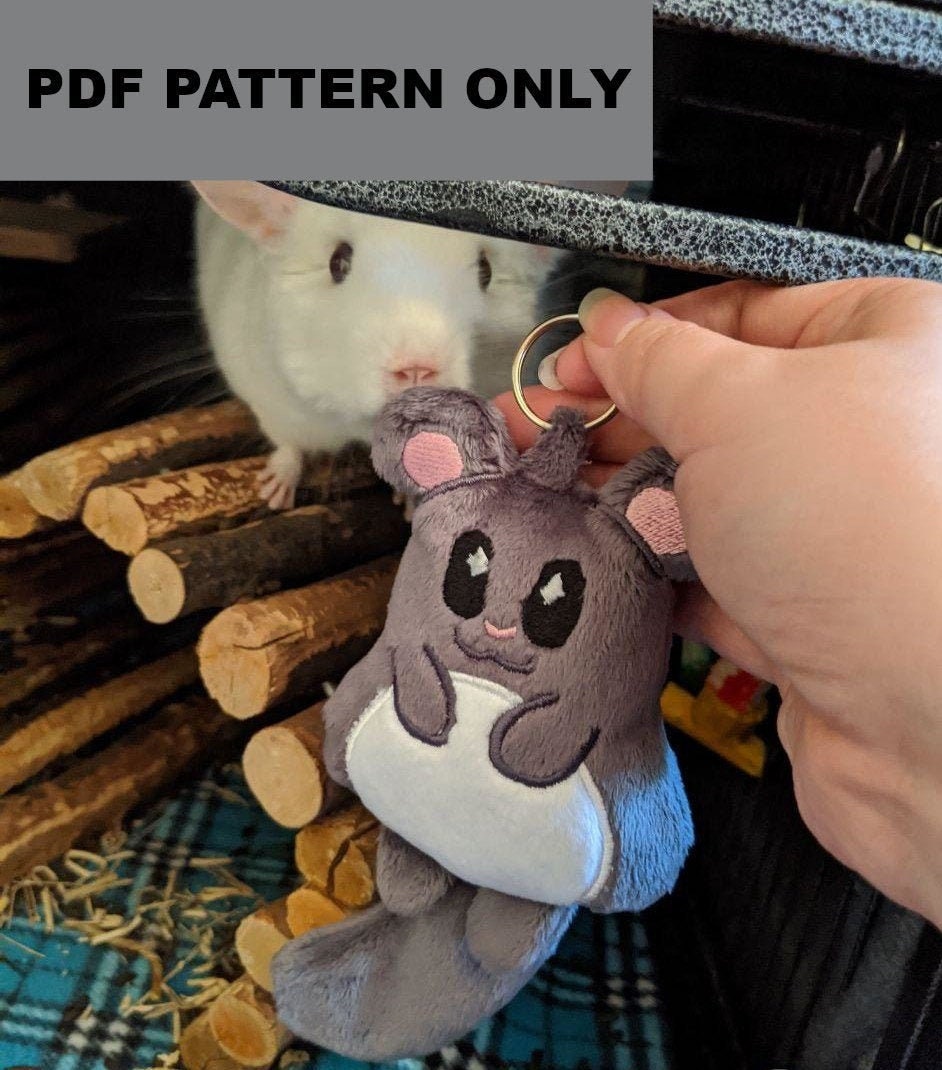 Plush Sewing Pattern PDF Hamster Mouse Rat Guinea Pig Rodent Stuffed Animal  Easy Cute Kawaii Plushie Chinchilla Bunny Rabbit Gerbil Mole 