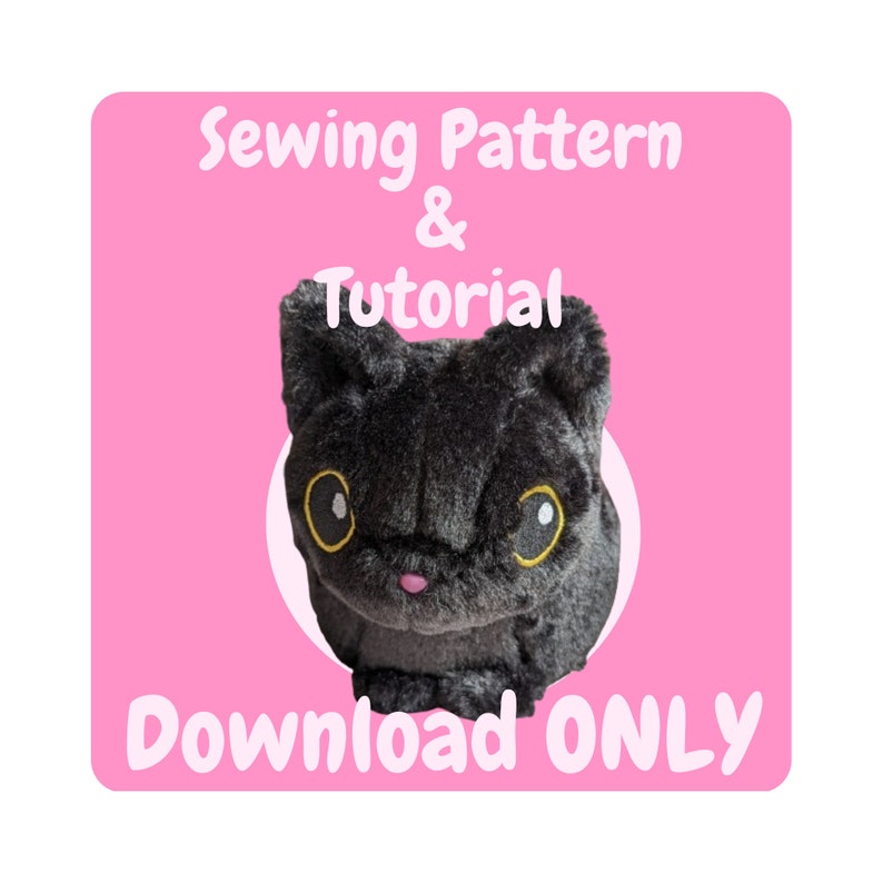 Void Pattern Printable Loaf Cat/void Cat Pattern & Embroidery Files - Etsy