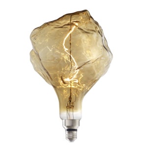 Iceberg Bulb: Grand Nostalgic Natural Collection - 4w LED Oversized Light Bulb, Vintage Style Extra Large Glass Lamp, Standard Base