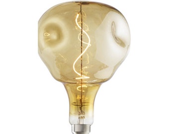 Orb Bulb: Grand Nostalgic Natural Collection - 4w LED Oversized Light Bulb, Vintage Style Extra Large Glass Lamp, Standard Base