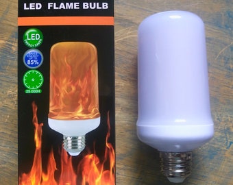 LED Flame Effect Light Bulb Simulated Lamp E26 - 日本