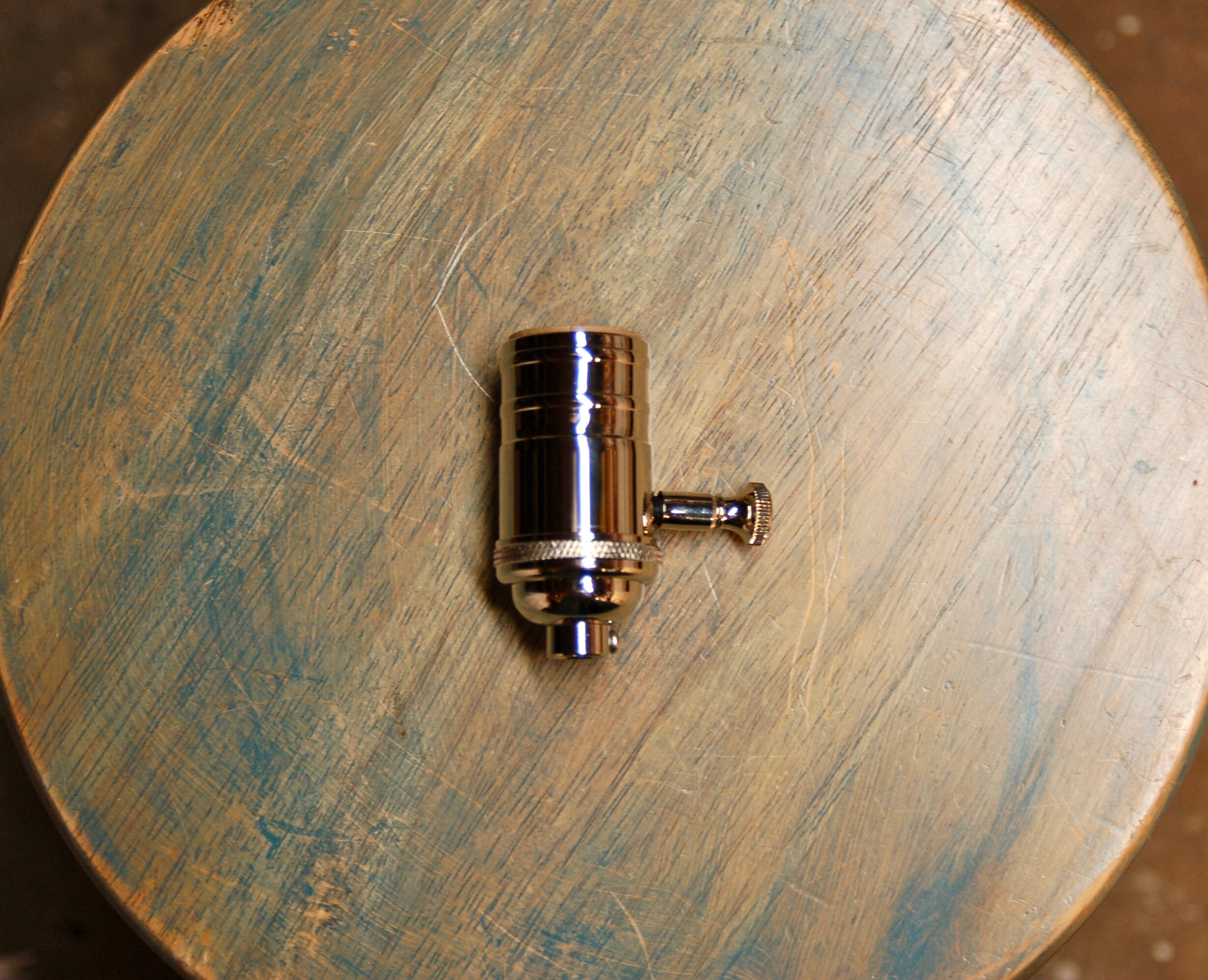 Solid Brass Dimmable Light Socket Full Range Turn Knob Dimmer Etsy