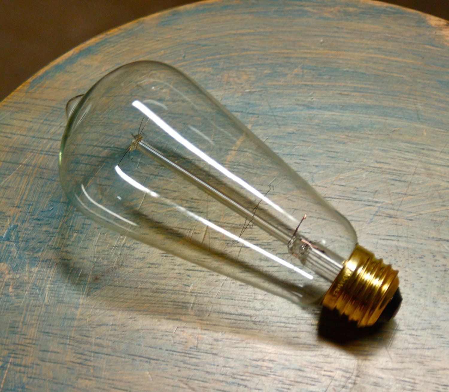 Лампа Эдисона 1 ватт. Лампочка накаливания 30 ватт. Винтажная лампа. Стеклянная лампочка.