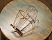 Brass Wire Bulb Cage, Clamp On Lamp Guard, For Vintage Trouble Lights - Top Quality Supplies For Your Handmade Lighting, Lamps, Pendants etc 