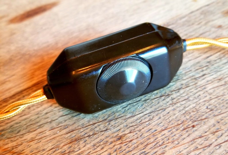 Dimmer Cord Switch Leviton Rotary Inline feed Thru Lamp Etsy