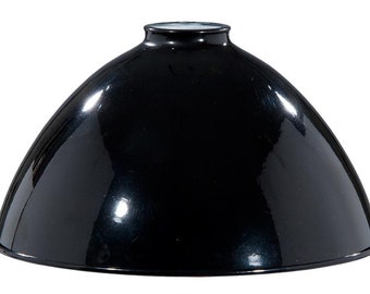 10" Metal Dome Shade 2.25" fitter for Pendant Lighting Porcelain Enamel Shade 