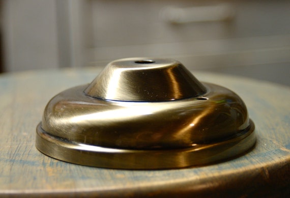 Ceiling Canopy Antique Brass Finish Dome Type Wall Sconce Etsy