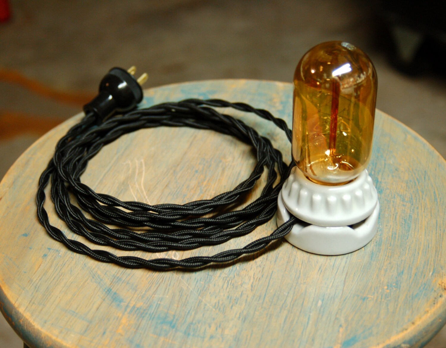 Flush Mount Lamp Holder Two Piece Porcelain Sign Socket Etsy