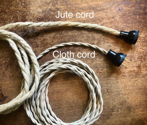 Fabric Cord Gold - round, solid - Kynda Light