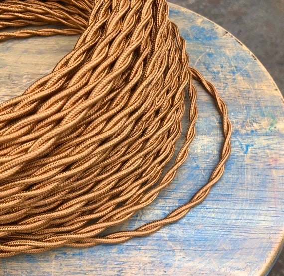 Cavo a Treccia vintage per Impianto elettrico a Vista (vari colori