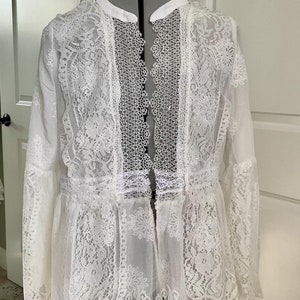 Vintage Lace Duster - Etsy