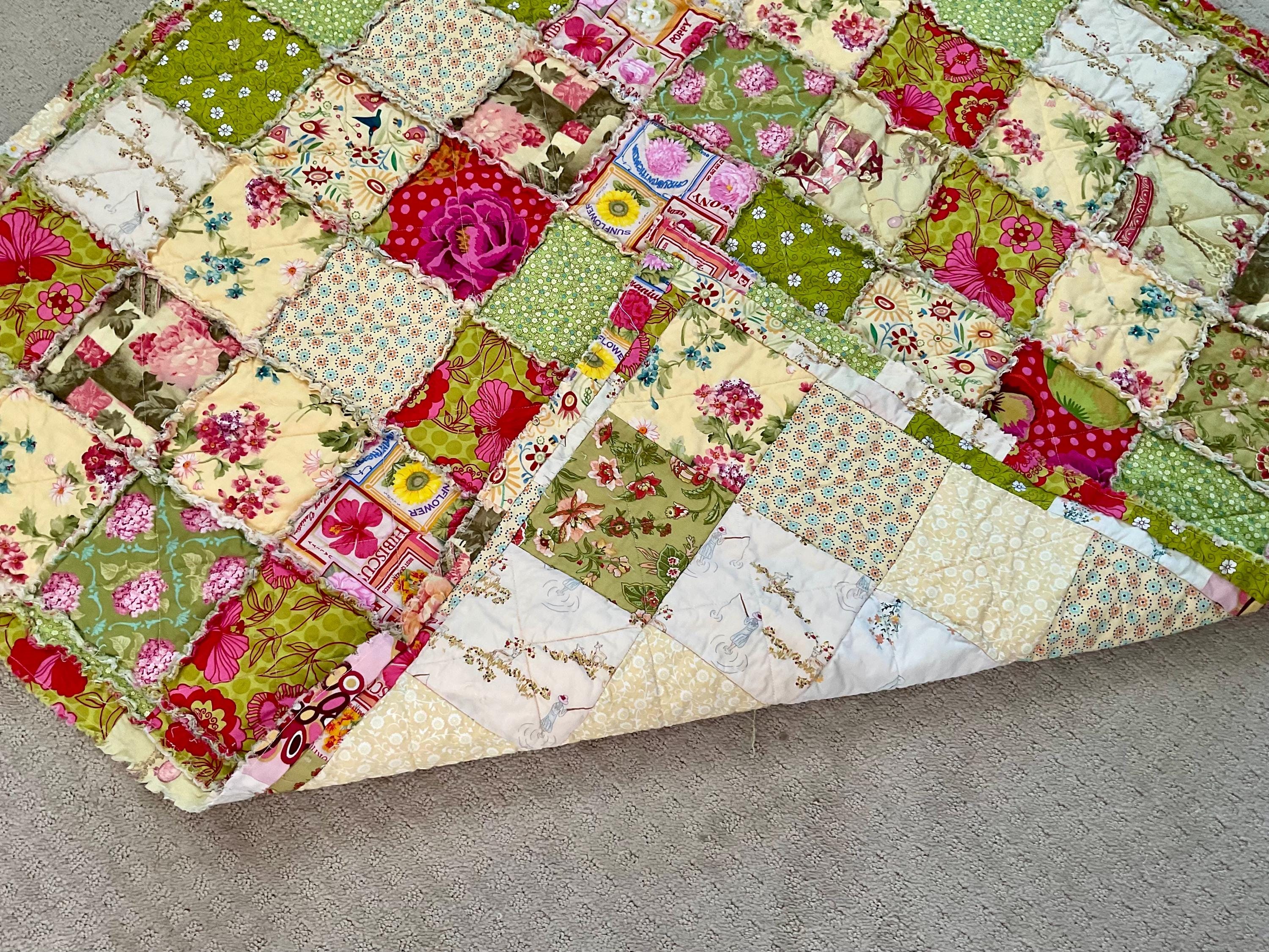 Lap Rag Quilt Rag Quilt Lap Quilt - Etsy