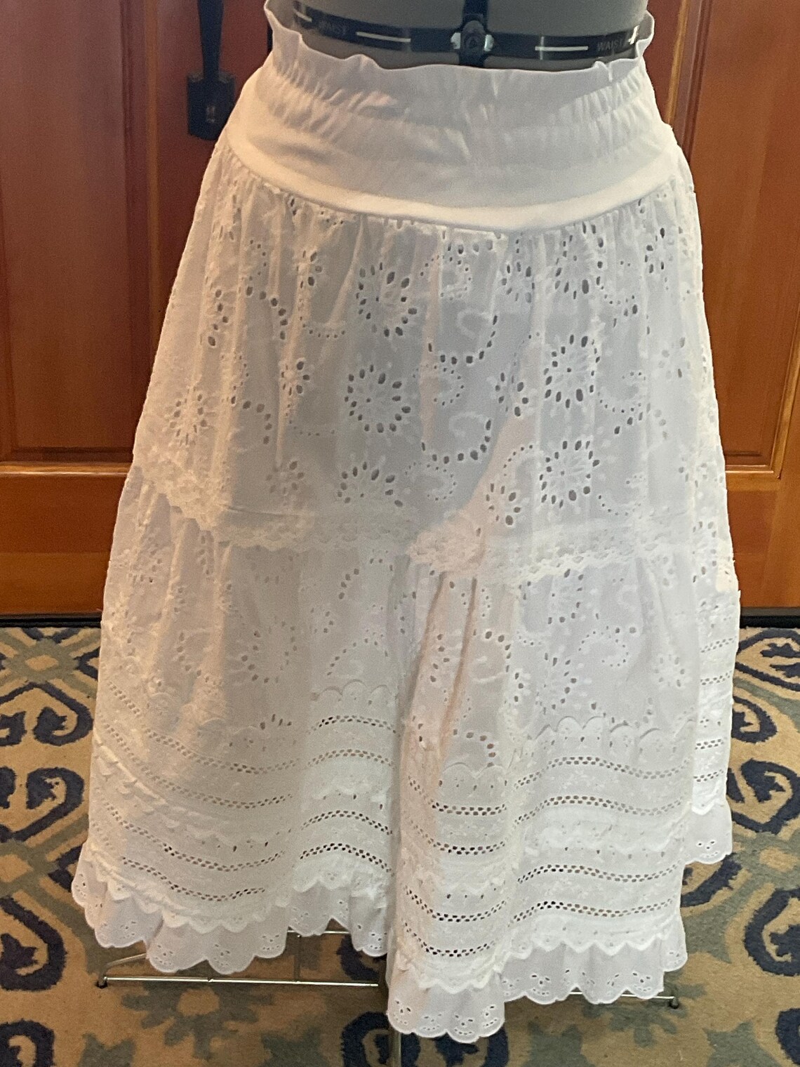 White Whisper Eyelet Skirt