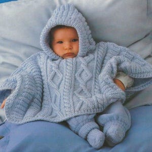 Knitting Pattern Baby Poncho Pdf Pattern 19