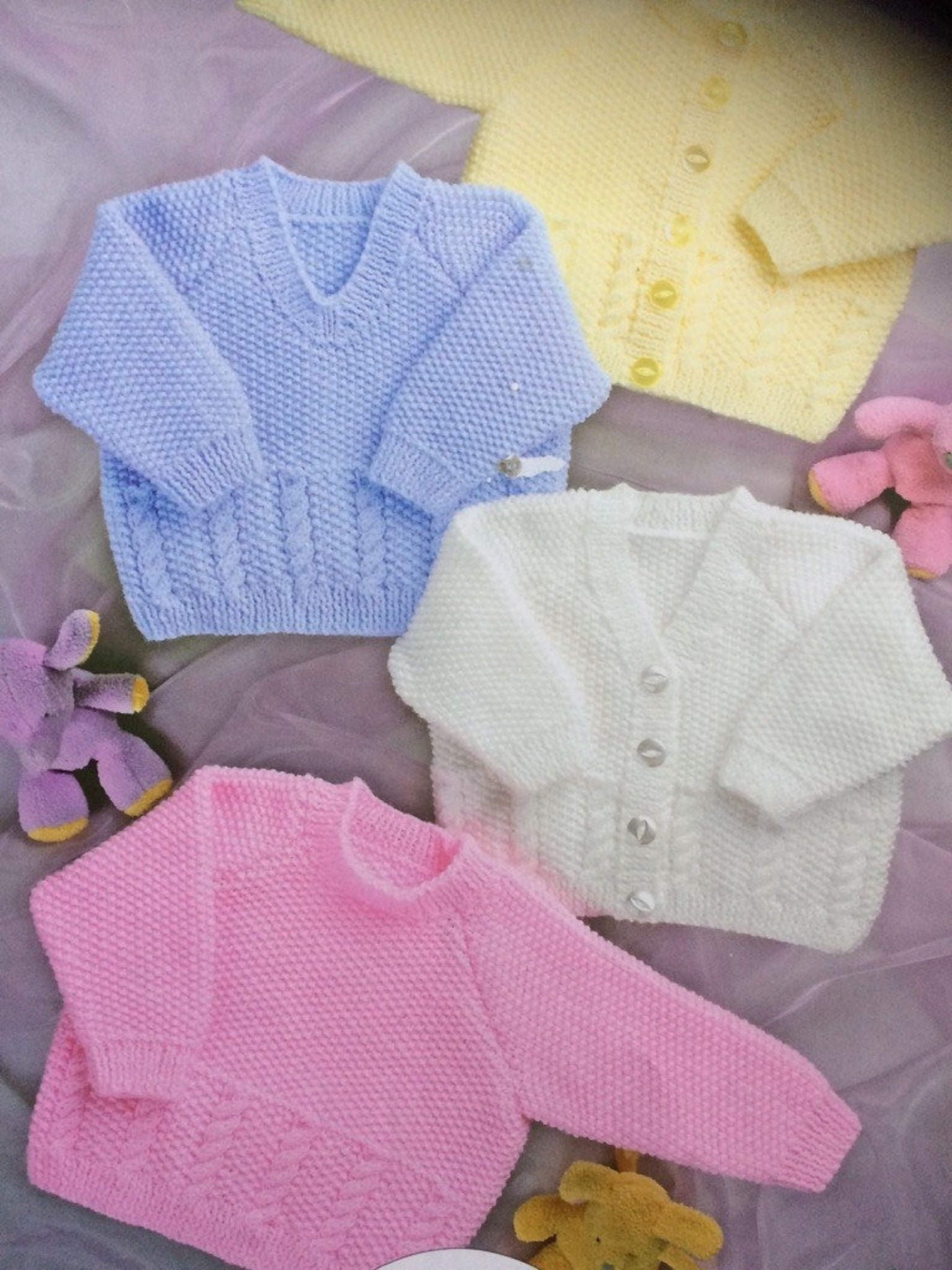 Babies DK Knitting Pattern Instant Download PDF No. 4A From Timelessone