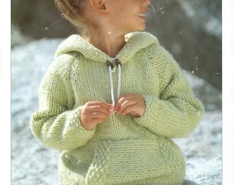 Childrens Hooded Jumper PDF Pattern No 0939 From TimelessOne Shop