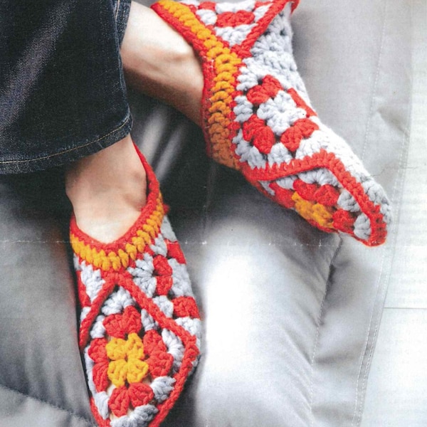 Crochet Slippers Pattern