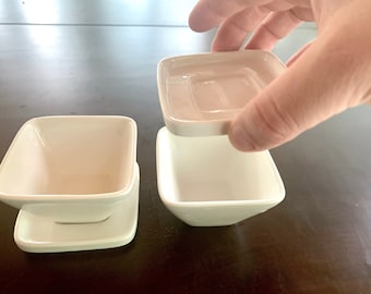 Ramekin avec plateau / couvercle