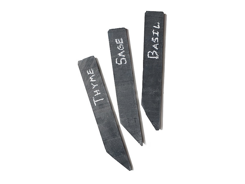 Slate Garden Markers Set of 5 image 1