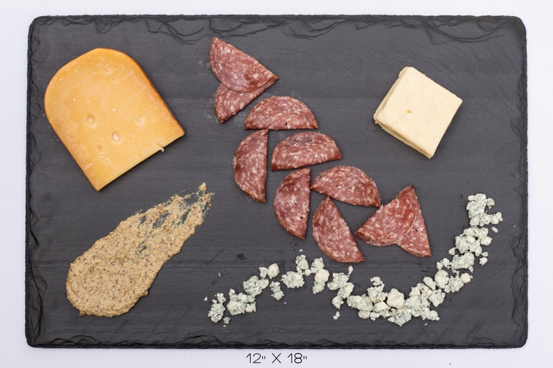 Slate Cheese Board 4 sizes available, 6 x 12 to 12 x 24 comes with one soapstone chalk image 4
