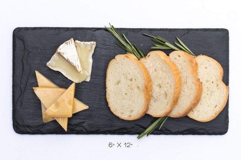 Slate Cheese Board 4 sizes available, 6 x 12 to 12 x 24 comes with one soapstone chalk image 2