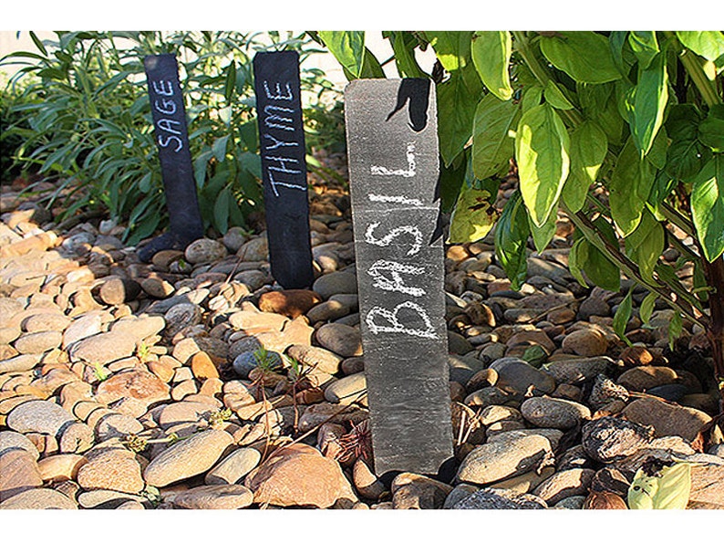 Slate Garden Markers Set of 5 image 3