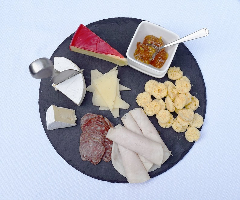 Round Slate Cheese Board