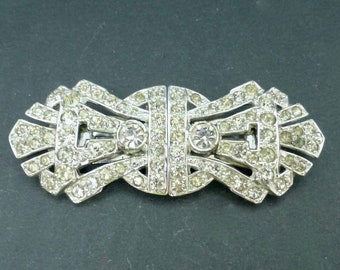 Art Deco Duette Brooch