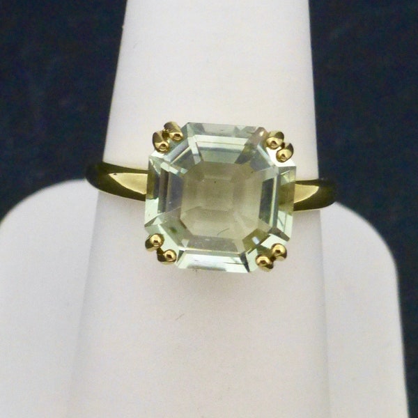 Green Quartz Ring - Etsy