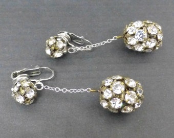 Diamante/Rhinestone Bombe Earrings